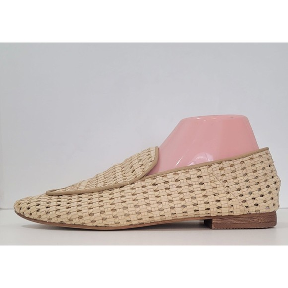 Kaanas NEW Amalfi Basket Weave Flats Coffee Loafers Sz.11 - Picture 9 of 11